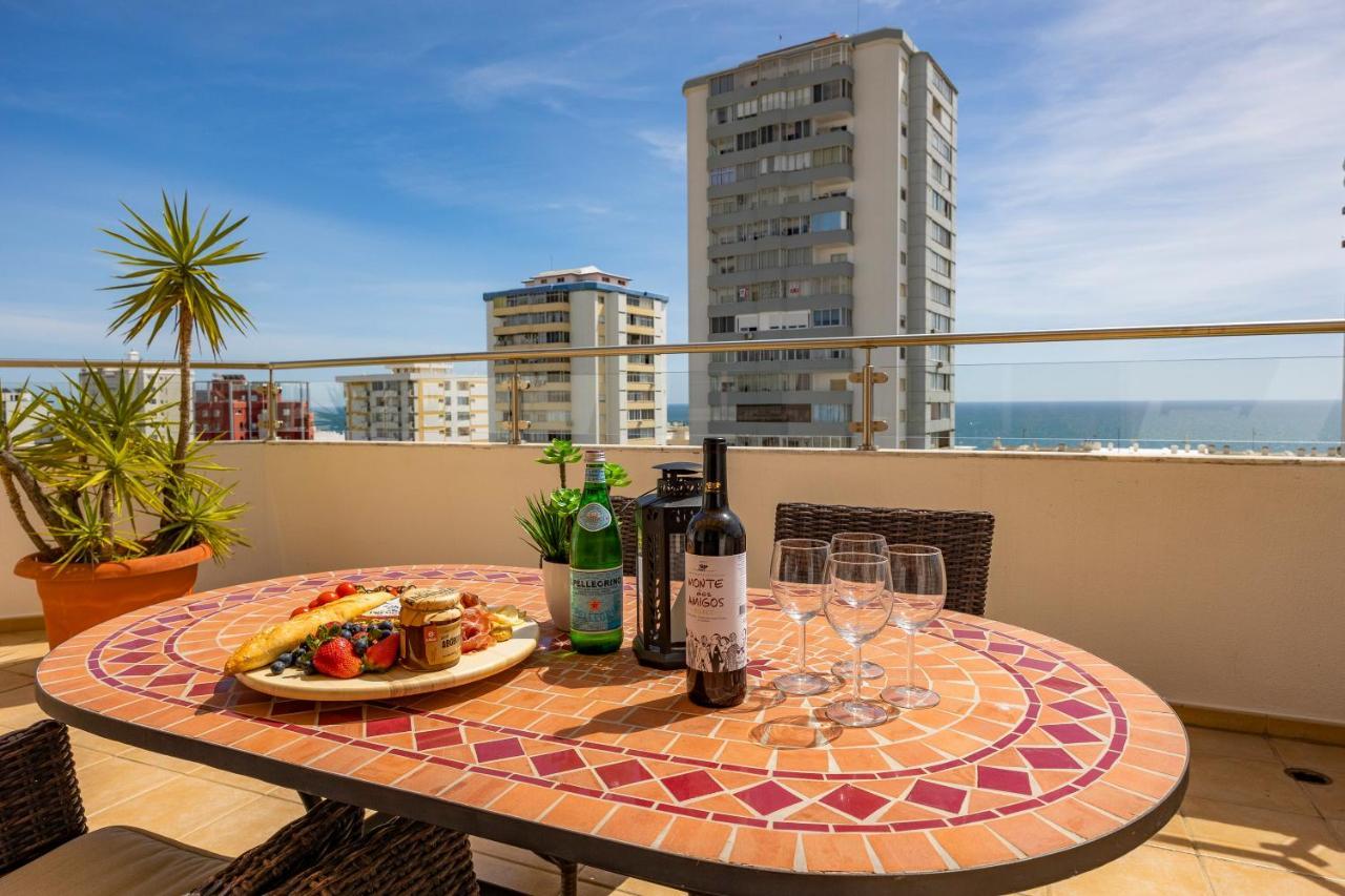 Seaview Penthouse In Algarve With Spacious Terrace 쿼테이라 외부 사진